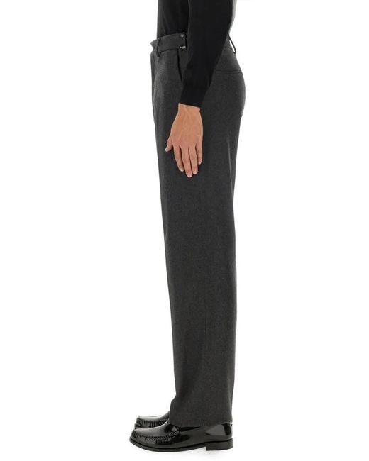 Fendi Tailored Cashmere Blend Pants in Black für Herren