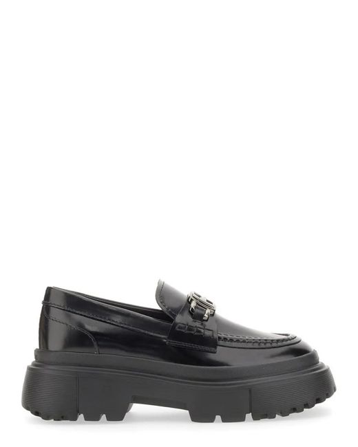 Hogan Gray Hohe Schuhe