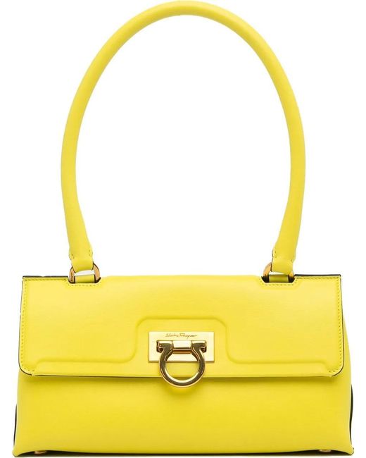 Ferragamo Yellow Crossbody Bags