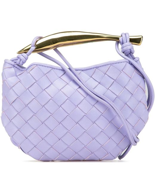 Bottega Veneta Purple Crossbody Bags
