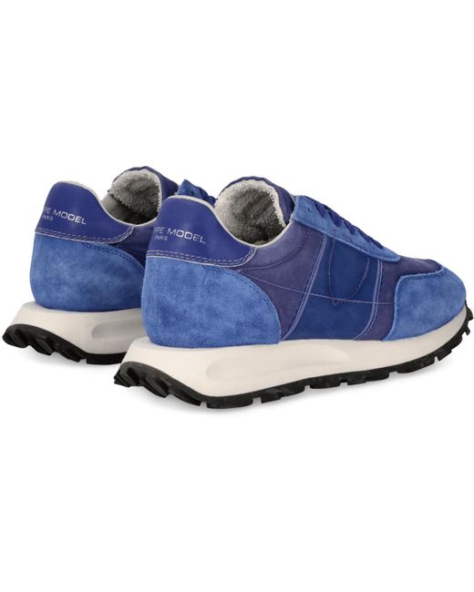 Philippe Model Blue Low-Top Sneaker