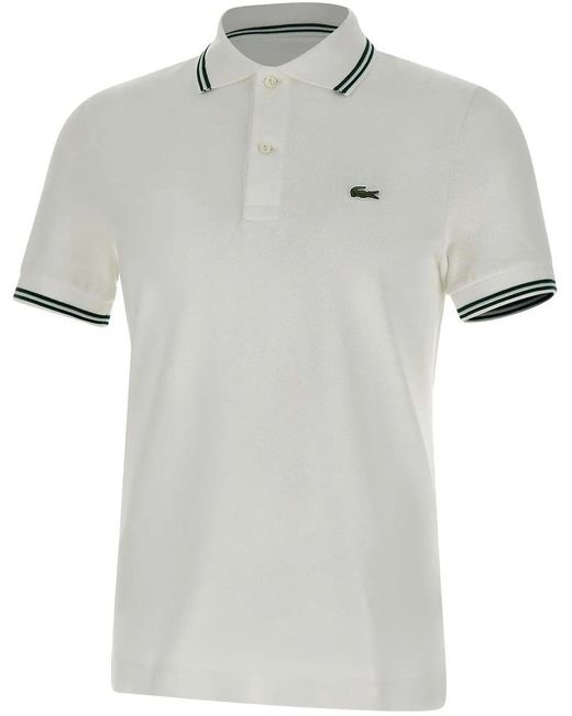 Lacoste T-Shirts And Polos in Gray für Herren