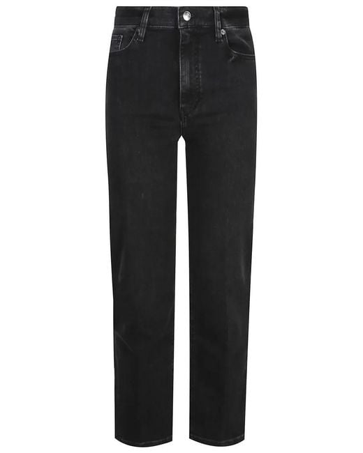 FRAME Black Le Sleek Straight Jeans