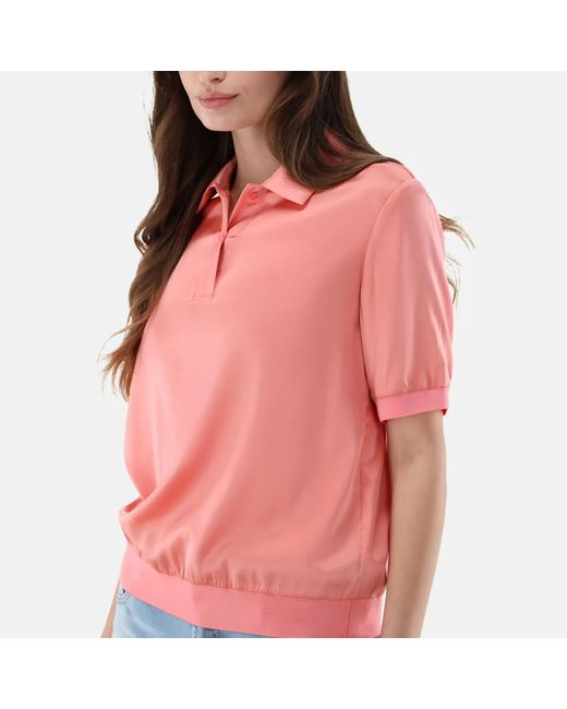 Van Laack Pink Bluse Modern Fit Uni