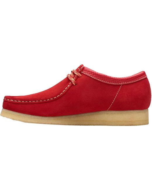 Clarks Low-Top Sneaker in Red für Herren
