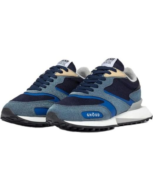 GHOUD VENICE Blue Low-Top Sneaker