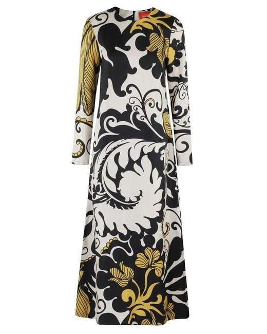 LaDoubleJ Black Long Sleeve Swing Dress