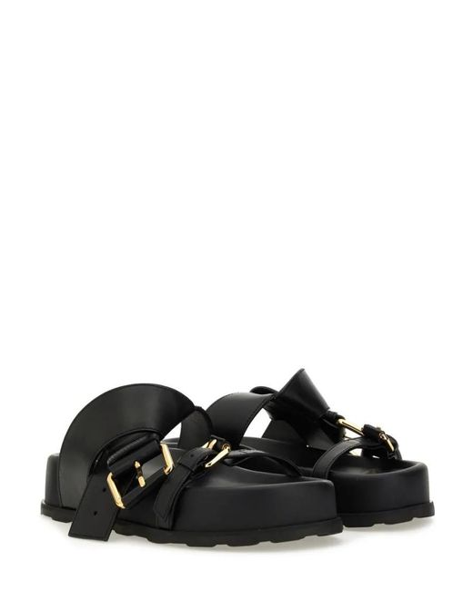 Moschino Black Sandalen