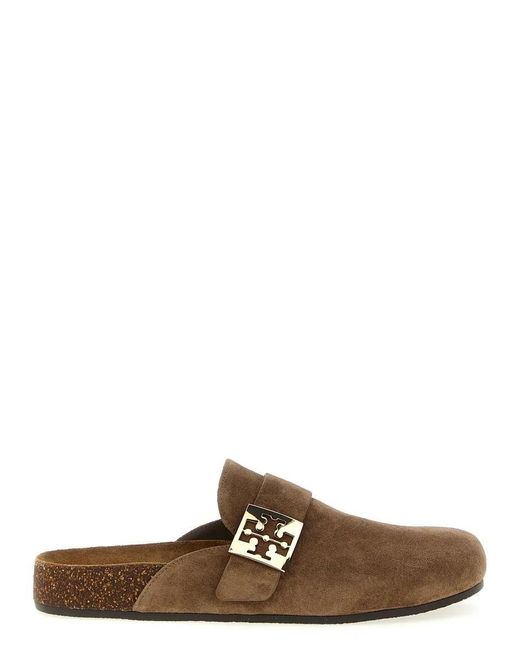 Tory Burch Brown Slipper & Pantoletten