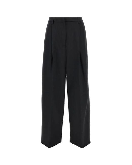 THE LATEST Black Tailored Trousers With High Waist