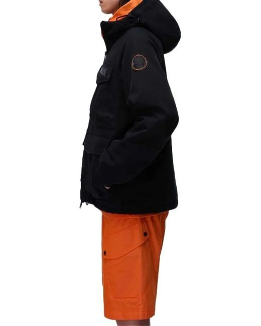 Napapijri Black Parka Zwart