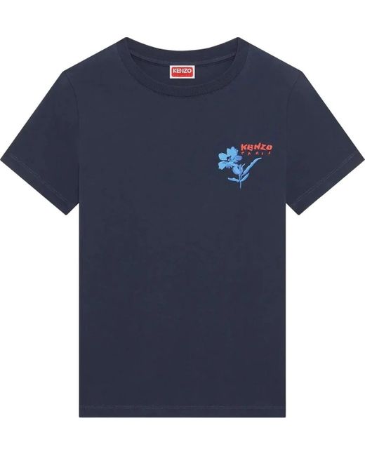 KENZO Blue T-Shirts And Polos