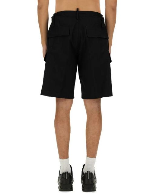 DSquared² Bermuda Cargo Shorts in Black für Herren