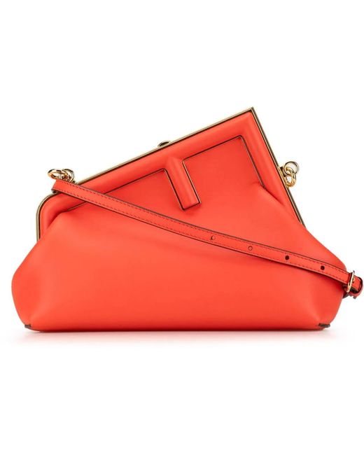 Fendi Red Hobo Bags