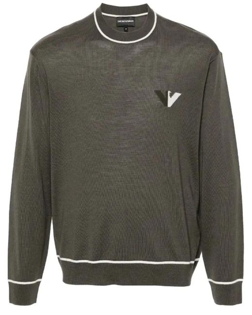 Emporio Armani Sweaters Divers in Gray für Herren