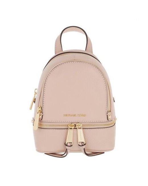 mk mini backpack pink
