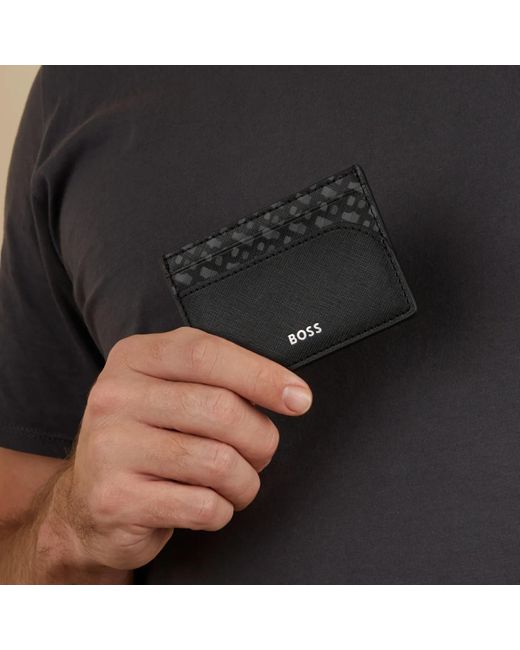 HUGO Portemonnaies in Black für Herren