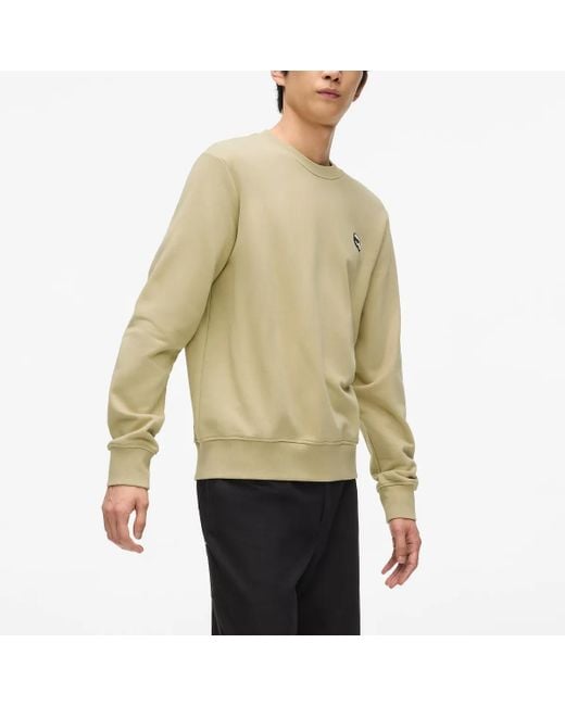 Karl Lagerfeld Ikon Sweatshirt in Natural für Herren