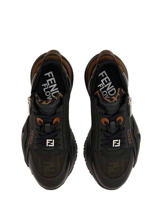 Fendi Low-Top Sneaker in Black für Herren