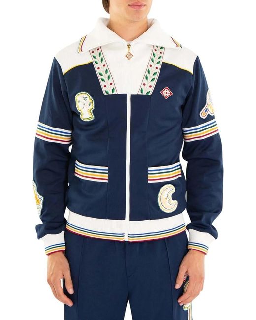 Casablanca Varsity Track Jacket in Blue für Herren