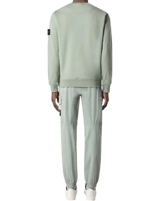 Stone Island Crew Neck Sweatshirt in Green für Herren