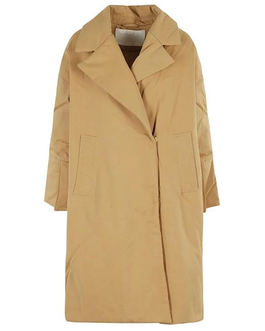 OOF WEAR Natural Relaxed-Fit Jacket With Wide Collar And Button Clo