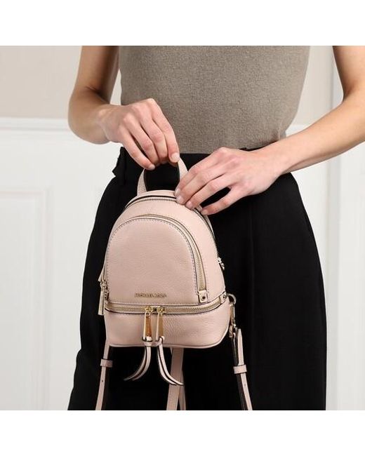 leather michael kors backpack