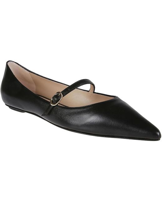 Stuart Weitzman Black Ballerinas