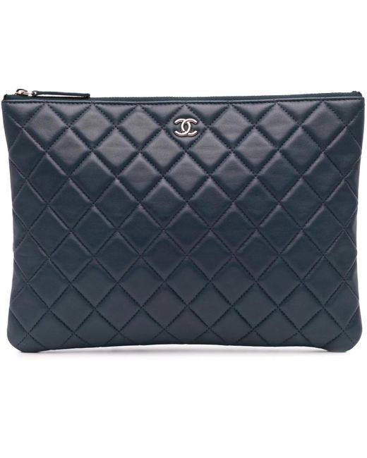 Chanel Blue Clutches