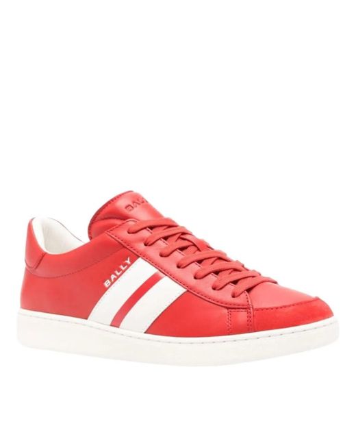 Bally Low-Top Sneaker in Red für Herren