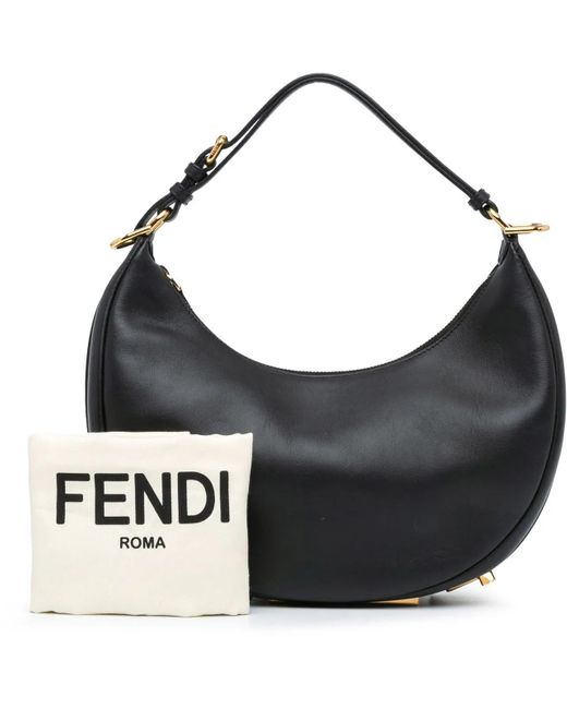 Fendi Black Hobo Bags