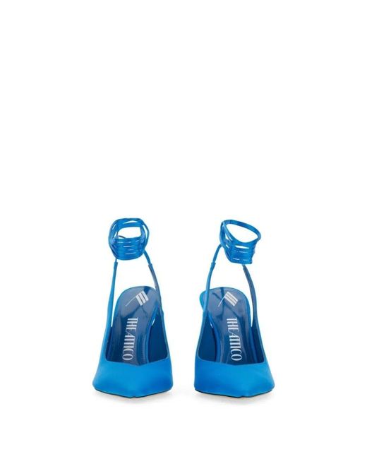 The Attico Blue Hohe Schuhe