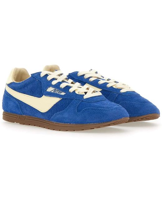 Autry Blue Low-Top Sneaker