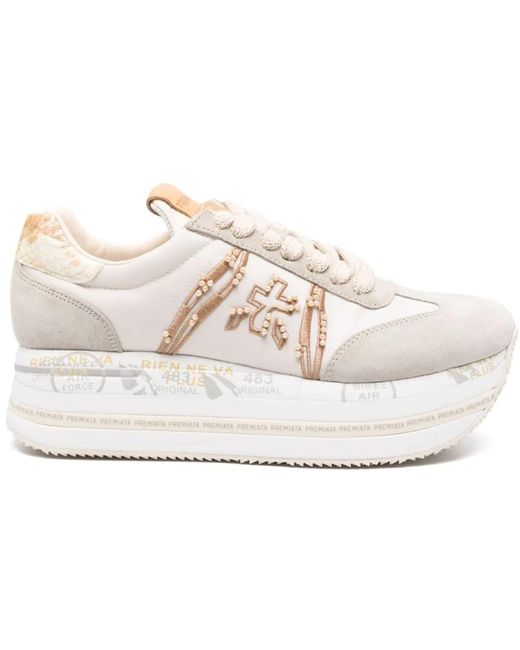 Premiata Black Low-Top Sneaker