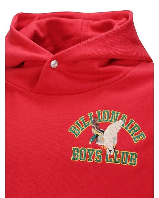 BBCICECREAM Duck Varsity Embroidered Popover Hood für Herren