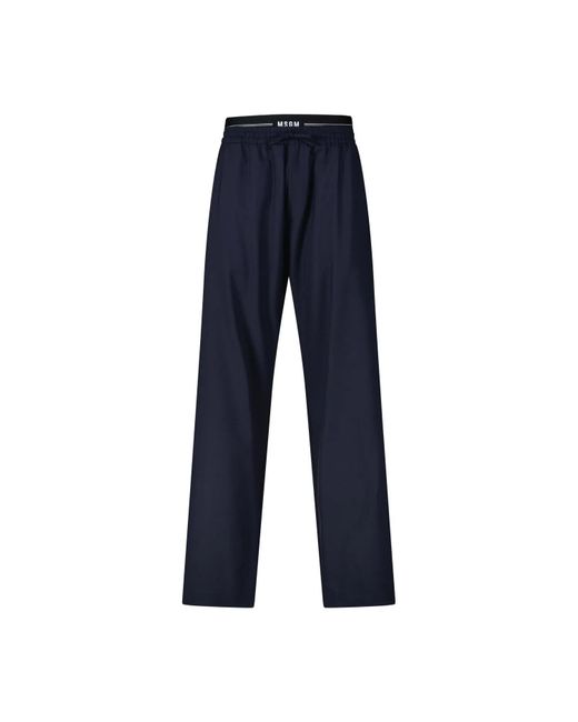 MSGM Stoffhose Mit Schurwolle in Blue für Herren
