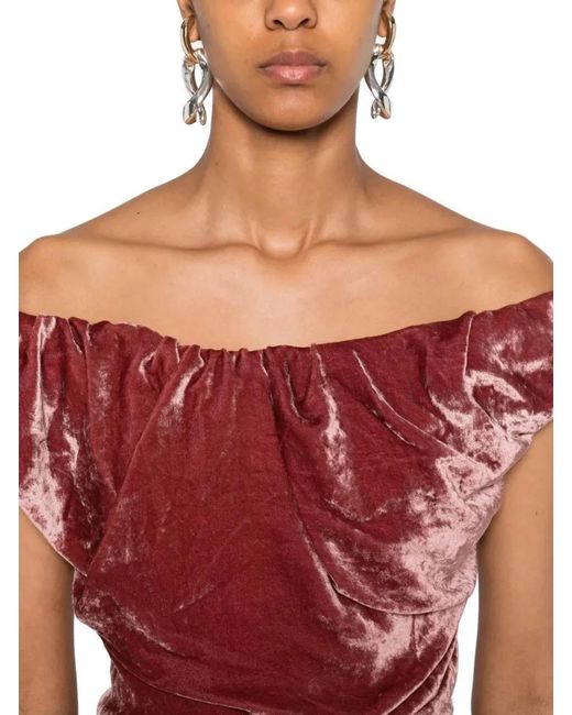 Vivienne Westwood Red Ginnie Amber Dress Peony
