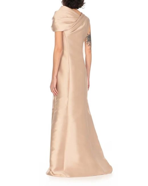 Alberta Ferretti Natural Dress With Drapping
