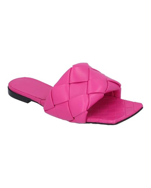 Bottega Veneta Pink Sandalen