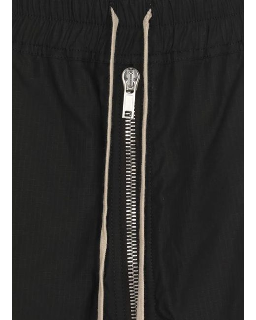 Rick Owens Bauhaus Cotton Bermuda in Black für Herren
