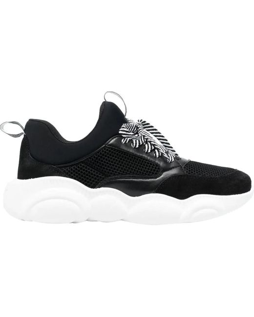 Moschino Black Low-Top Sneaker