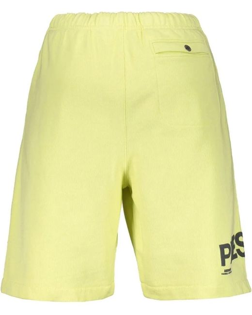 Heron Preston Cotton Shorts in Yellow für Herren