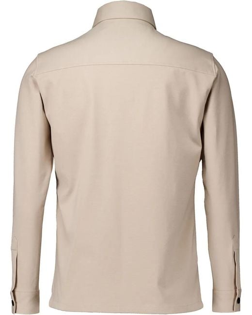 Genti Overshirts Lichtbruin S2095-1967 in Natural für Herren