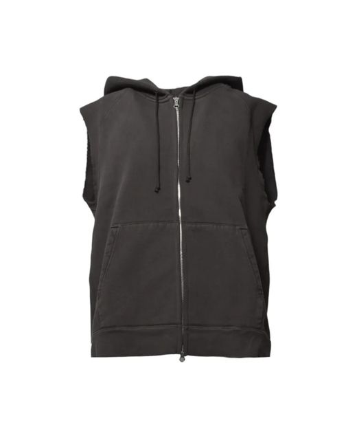Our Legacy Cotton Hooded Motor Vest in Black für Herren