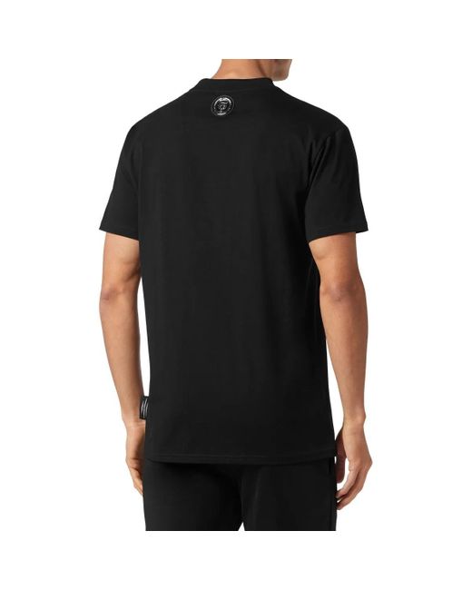 Philipp Plein T-Shirt Global Express Edition in Black für Herren