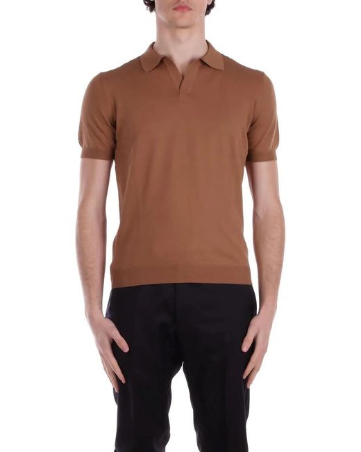 Tagliatore T-Shirts And Polos Camel in Black für Herren
