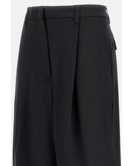 THE LATEST Black Tailored Trousers With High Waist