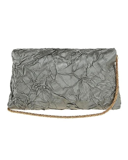Dries Van Noten Gray Clutches
