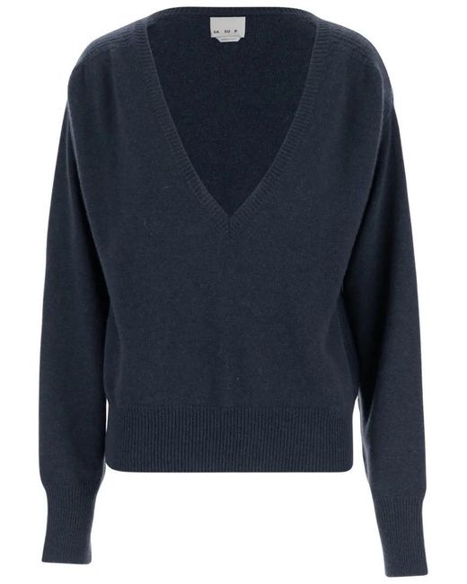 Sa Su Phi Blue Cashmere Sweater