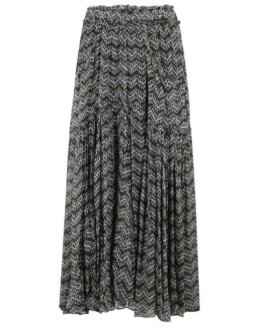 Isabel Marant Gray Skirt With Unique